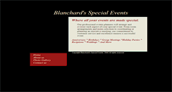 Desktop Screenshot of blanchardsevents.com